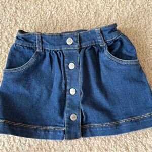 Janie and Jack Blue Denim Skirt